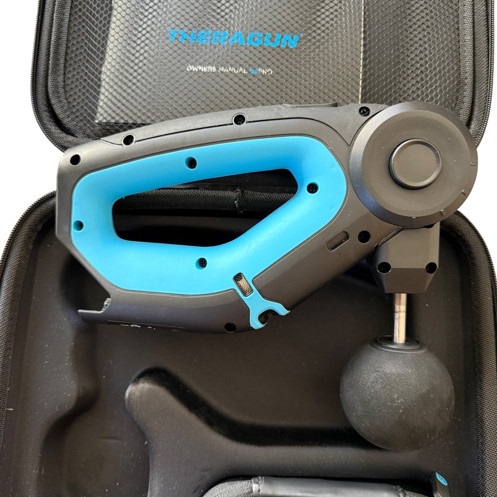 Theragun G2PRO Percussion Massage Gun Deep Tissue Muscle Therapy Black Blue - Picture 3 of 9